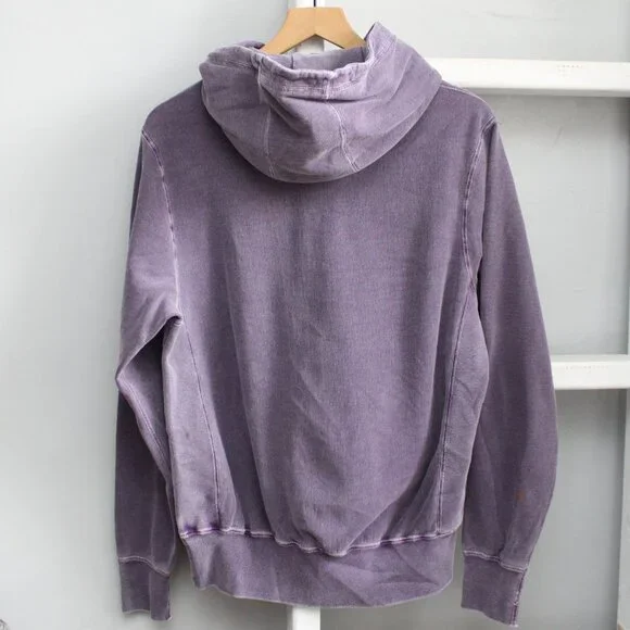 Saint Alfred Purple Embroidered Pullover Cotton Hoodie Sweatshirt Size Small - Picture 2 of 5